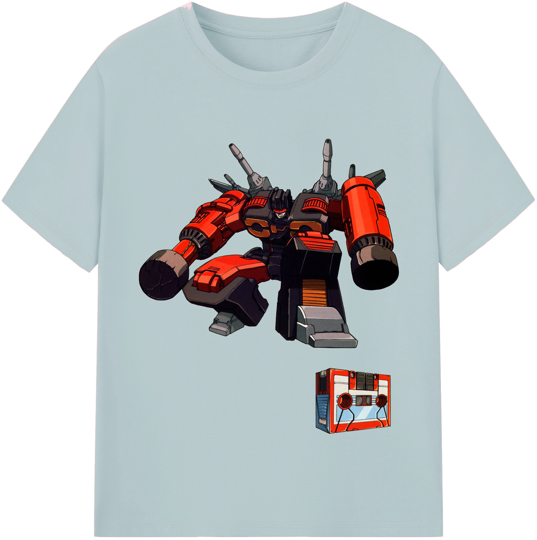 （画像用）  綿100％半袖Tシャツ（フロントプリント）